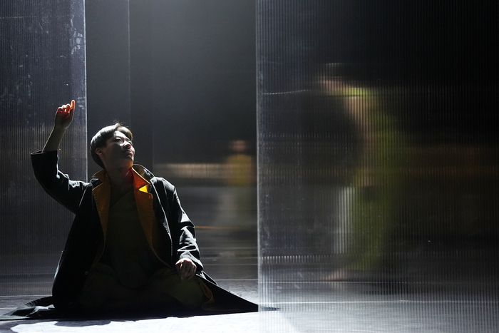 정길무용단 김현태 대표는 큰 강물이 비로소 길(佶)을 열었다 의 1장 광야에서 독무를 선보인다.  <대구문예회관 제공>