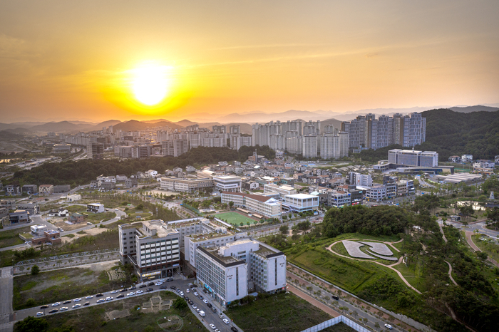 경북도청신도시 전경. <경북개발공사 제공>