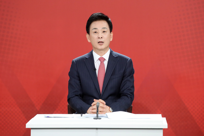 13일 대구 수성구 대구MBC에서 열린 제9회 전국동시지방선거 국민의힘 대구시장 경선 비전토론회에서 유영하 예비후보가 발언하고 있다.
이현덕기자 lhd@yeongnam.com