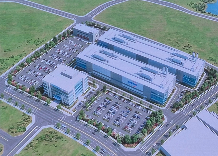 지난달 17일 경산시청에서 열린 삼광윈테크 경산 리쇼어링 투자계획 당시 발표한 신규 공장 조검도 박성우 기자