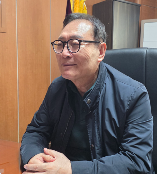 경북지체장애인협회 청송군지회 현갑삼 회장. <정운홍 기자>