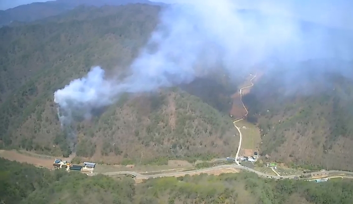 안동 산불. 경북소방본부 제공