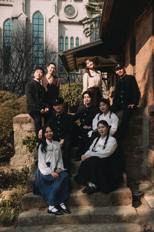 연극 첫사랑, 1919년 연출 사진. 청라언덕, 대구제일교회 등 대구의 역사적 장소를 배경으로 한다. <대구시립극단 제공>