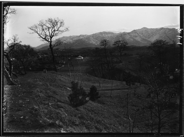 1917년 촬영된 대구 중구 달성 남벽 전경.국립중앙박물관