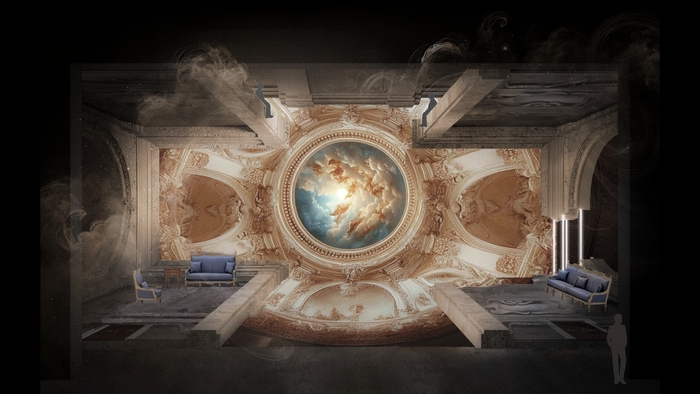 베르디의 오페라 리골레토 1막 무대 배경 모습. <대구오페라하우스 제공>