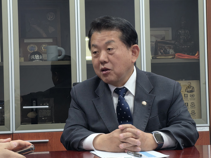 더불어민주당 김병주 의원이 영남일보와 인터뷰하고 있다. 서정혁기자