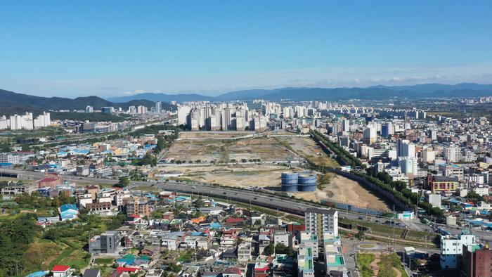 대구 동구 안심뉴타운 일대. 영남일보DB