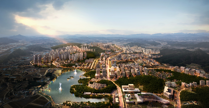 경북도청신도시. <경북개발공사 제공>