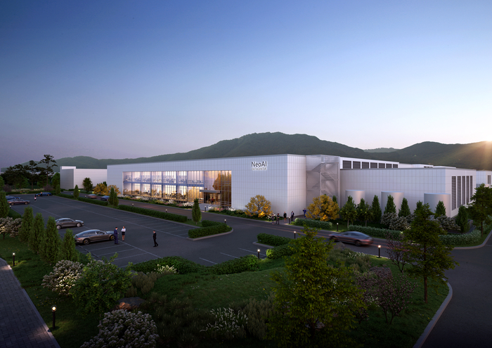 오는 2027년 말 준공 예정인 포항 AI데이터센터 조감도. <포항시 제공>