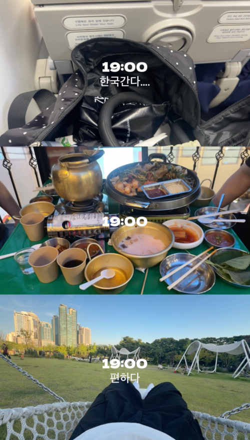 직장인 김지영씨가 친구들과 일상을 공유하고 있는 셋로그 그룹. <독자 제공>