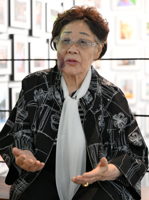 19일 오후 일본군 위안부 피해자인 이용수 할머니가 영남일보와의 인터뷰에서 이재명 대통령에게 위안부 문제 해결을 촉구하고 있다.
이윤호기자 yoonhohi@yeongnam.com