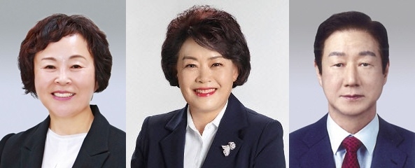 사진 왼쪽부터 대구시의회 전반기 의장 후보군으로 꼽히는 이영애·이태손·임인환 대구시의원. 영남일보DB