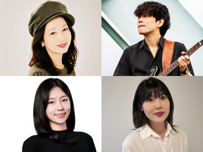 7~8월 문화산책 필진. 사진은 왼쪽 위부터 시계방향으로 박미정 대구문인협회 수필분과 부위원장, 김대호 빅타이거그룹 대표 겸 기타리스트, 신보라 소설가, 황새미 달서아트센터 공연기획자.