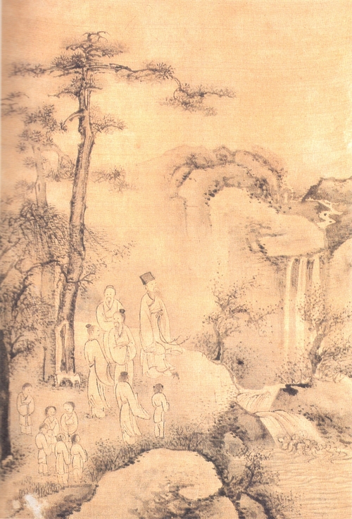 윤덕희, 관폭도, 연옹화첩 수록