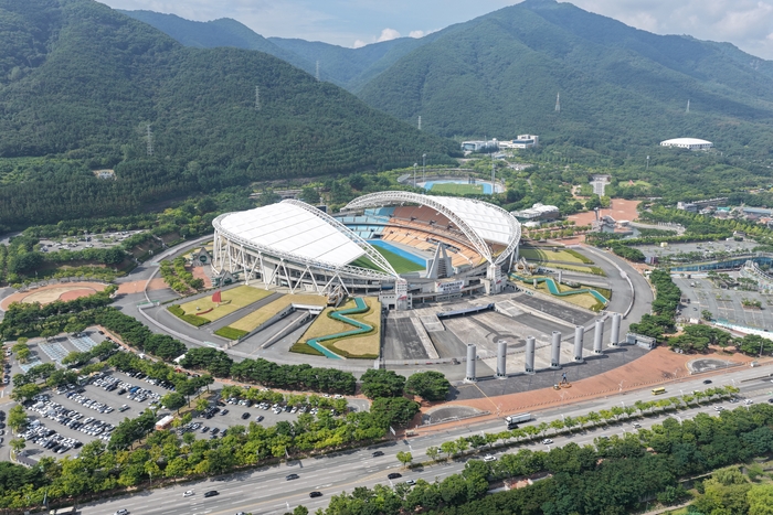 대구스타디움 전경. 2026 대구세계마스터즈육상경기대회 조직위 제공