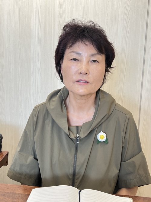인경숙 울진군 태원 예다 문화 연구원 원장 인터뷰 모습. 원형래 기자