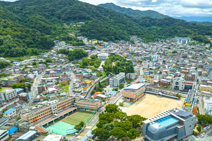 조선시대 김천도역 부지였던 남산·황금동 일대 전경. 박광제 사진작가 제공