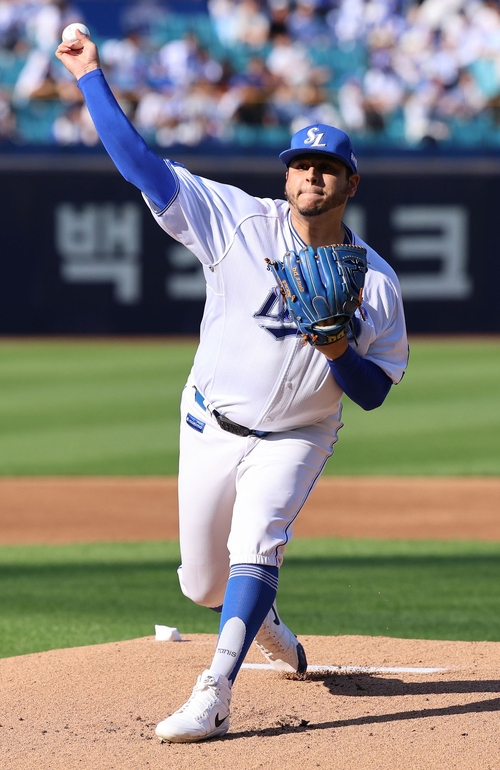 삼성 라이온즈 투수 후라도. 삼성 라이온즈 제공