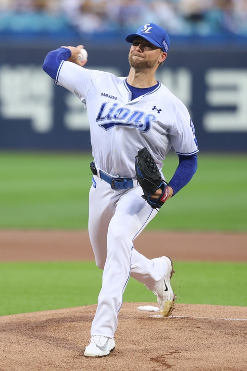 삼성 라이온즈 투수 보스. 삼성 라이온즈 제공
