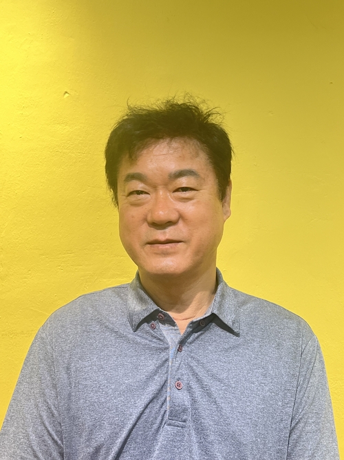 최진석 거산이앤씨 사장 인터뷰 모습. 원형래 기자