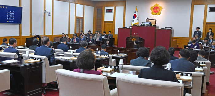 2024년 대구 중구 의회에서 제305회 정례회가 개회된 모습. 영남일보DB