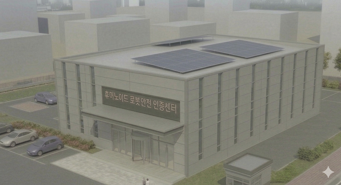 국가로봇테스트필드 내 들어설 휴머노이드 로봇 안전인증센터 조감도. 한국로봇산업진흥원 제공