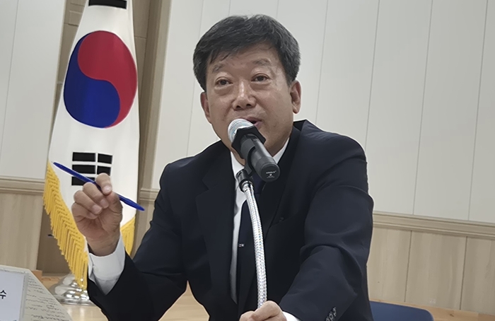 남한권 울릉군수. 홍준기 기자