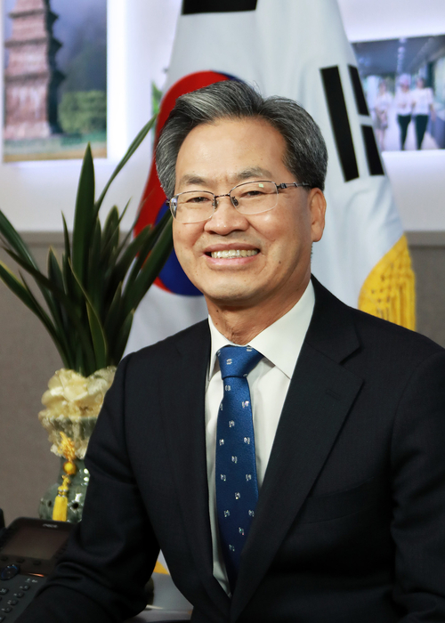 오도창 영양군수는 민선 9기 군정의 목표를 군민이 영양에 사는 것 자체가 행복이 되는 평생행복도시 영양이라고 밝혔다. <영양군 제공>