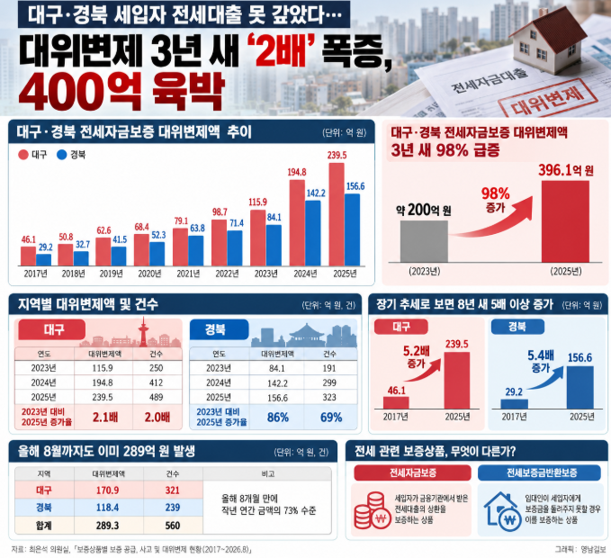 지역 대위변제 현황. 그래픽=생성형 AI