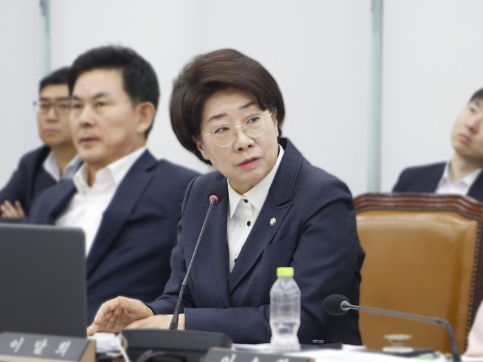 국민의힘 이달희 의원이 국회에서 질의하고 있는 모습. 이달희 의원실 제공