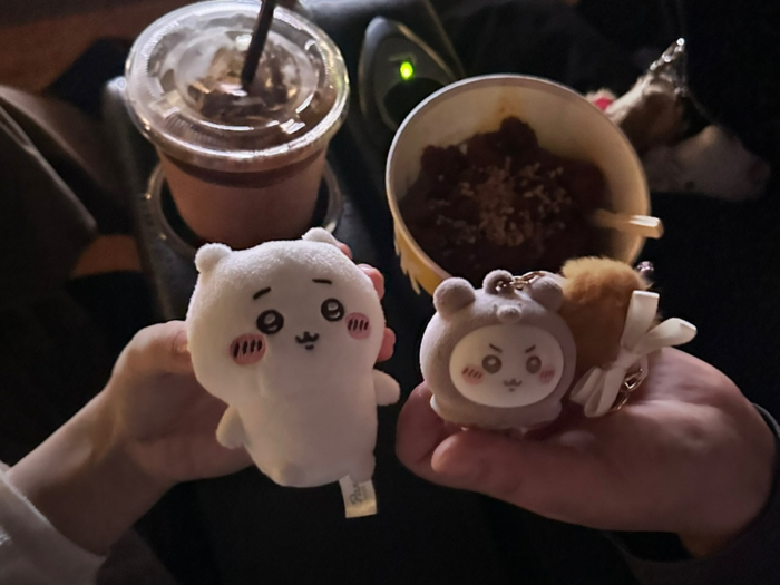 애니메이션 영화 극장판 치이카와: 인어 섬의 비밀 관람 인증사진. 독자 제공