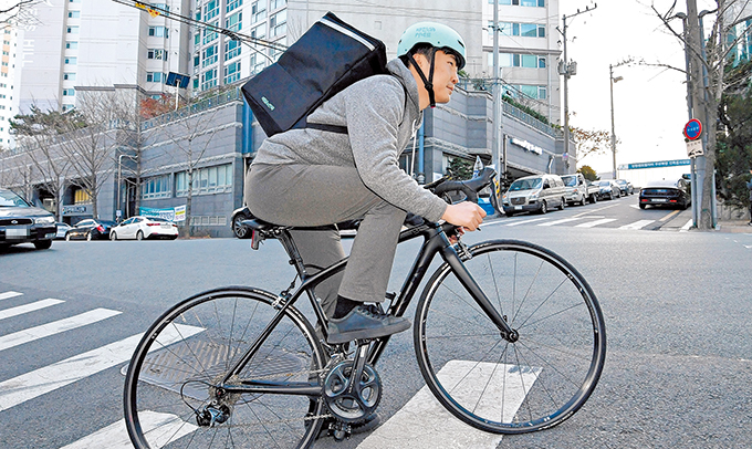 배민 라이더 자전거