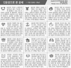 [12운성으로 본 오늘의 운세] 15일 壬辰日 (용날) (오늘의 띠별 운세) (생년월일운세)