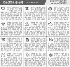 [12운성으로 본 오늘의 운세] 21일 庚子日(쥐날) (오늘의 띠별 운세) (생년월일운세)
