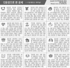 [12운성으로 본 오늘의 운세] 11일 癸亥日 (돼지날)(오늘의 띠별 운세) (생년월일운세)