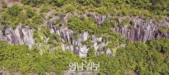 [스토리텔링 2016] 청송 국가지질공원 Geo-tourism <7> 보현천변 ‘수락리 주상절리’
