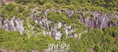 [스토리텔링 2016] 청송 국가지질공원 Geo-tourism <7> 보현천변 ‘수락리 주상절리’