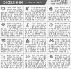 [12운성으로 본 오늘의 운세] 10일 癸亥日 (돼지날) (오늘의 띠별 운세) (생년월일운세)