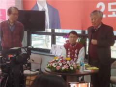 도태우 예비후보, 문학 스승인 이문열 작가와 간담회 가져