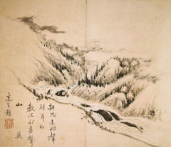 [김남희의 그림 에세이] 최북 '계류도(溪流圖)'