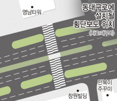 [뉴스 後] 지난달 '무단횡단 사망사고' 발생한 동대구로에 횡단보도 설치될 듯