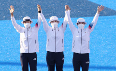 [도쿄 올림픽] 여자 양궁 단체전, 사상 첫 올림픽 9연패 달성…안산 2관왕