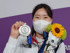 [도쿄 올림픽] 사격 김민정, 여자 25ｍ 권총 슛오프 접전 끝 은메달 획득