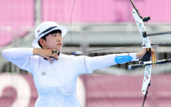 [도쿄 올림픽] 안산, 도쿄 올림픽 여자 양궁 개인전 준결승 진출