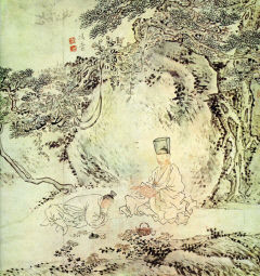 [김남희의 그림 에세이] 이인상 '송하수업도'…소나무 그늘 아래 대면수업…새삼 느끼는 '일상의 소중함'