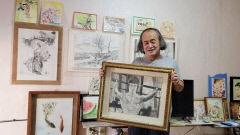 [동네뉴스] 독학으로 배운 그림 ...20년 이력 샤프펜슬 화가 이성호씨