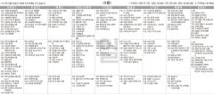 1월9일(일) TV 편성표