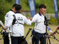 [포토뉴스] 김제덕은 월드컵서도 