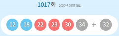 제1017회 로또 1등 7게임...당첨금 각각 35억1천768만원