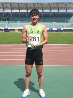 대구 월배중 김동진, 남자 중등부 100m 한국 신기록 수립…소년체전서 10초76 끊어